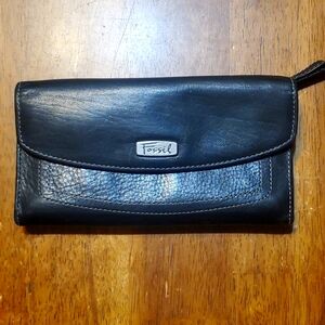 Fossil Black Leather Wallet
